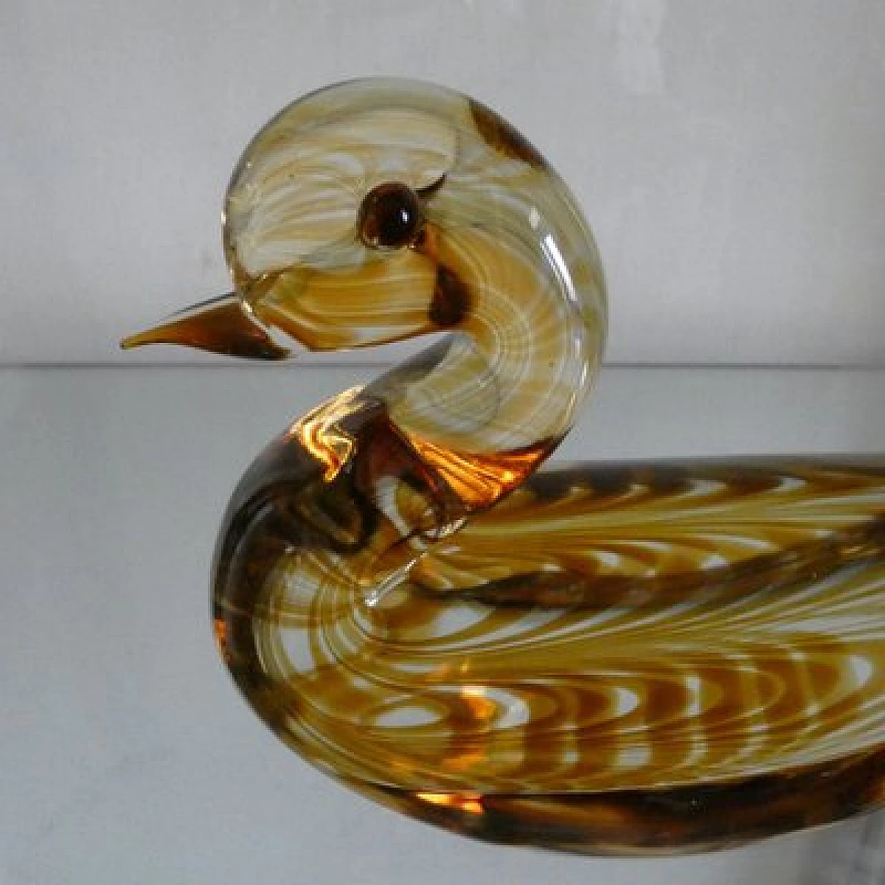 Murano glass dove statuette attributed to Gino Cenedese, 1960s 3