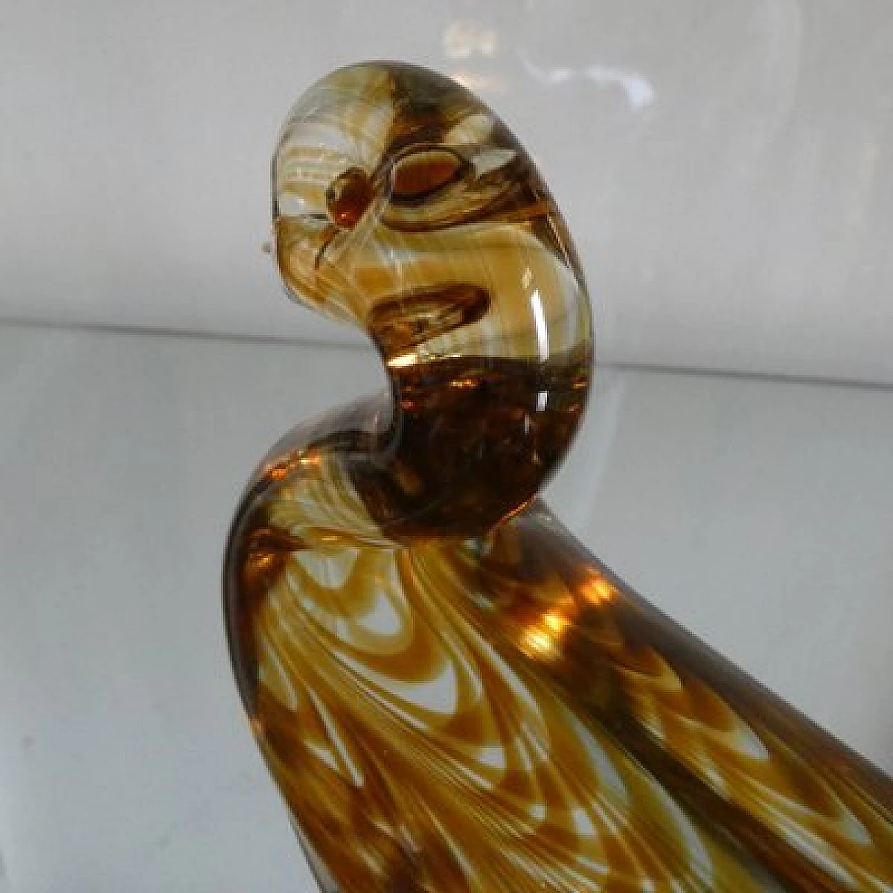 Murano glass dove statuette attributed to Gino Cenedese, 1960s 4