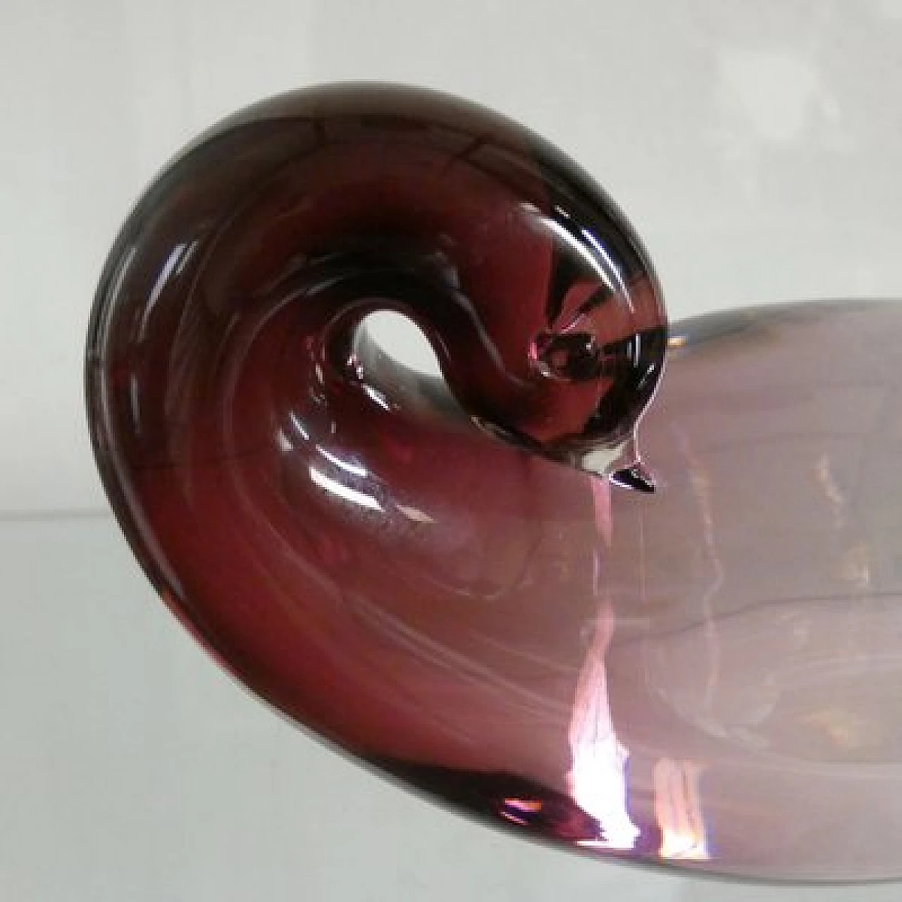 Statuette of a bird in Murano glass by Alfredo Barbini, 1970s 5
