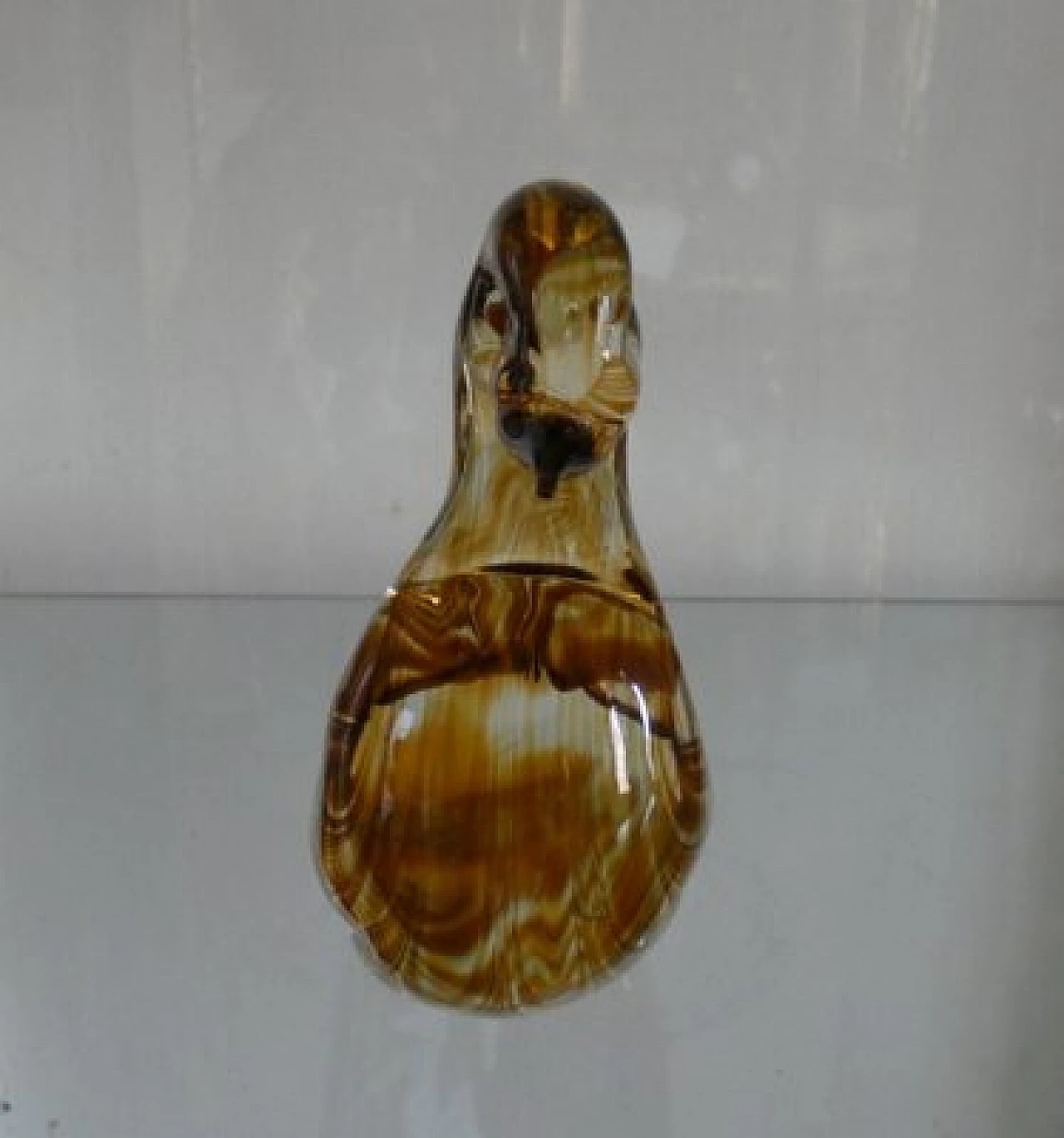 Statuina di colomba in vetro di Murano attribuita a Gino Cenedese, anni '60 5