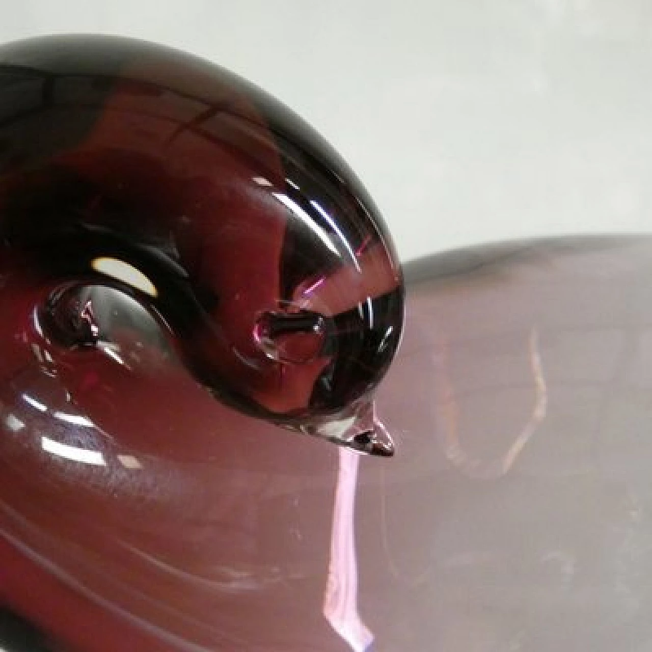 Statuette of a bird in Murano glass by Alfredo Barbini, 1970s 6