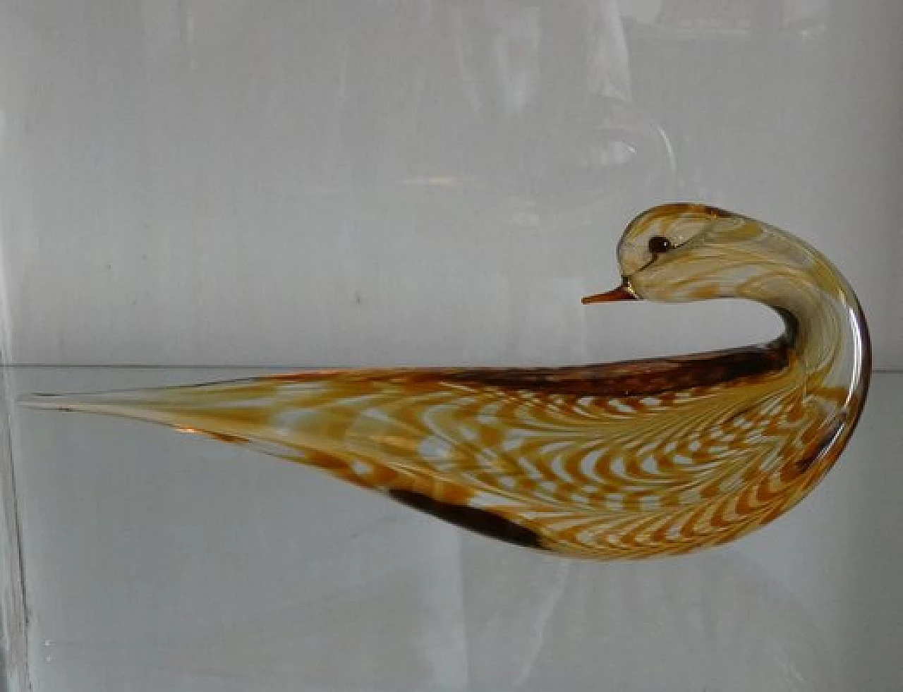 Murano glass bird statuette attributed to Gino Cenedese, 1960s 2