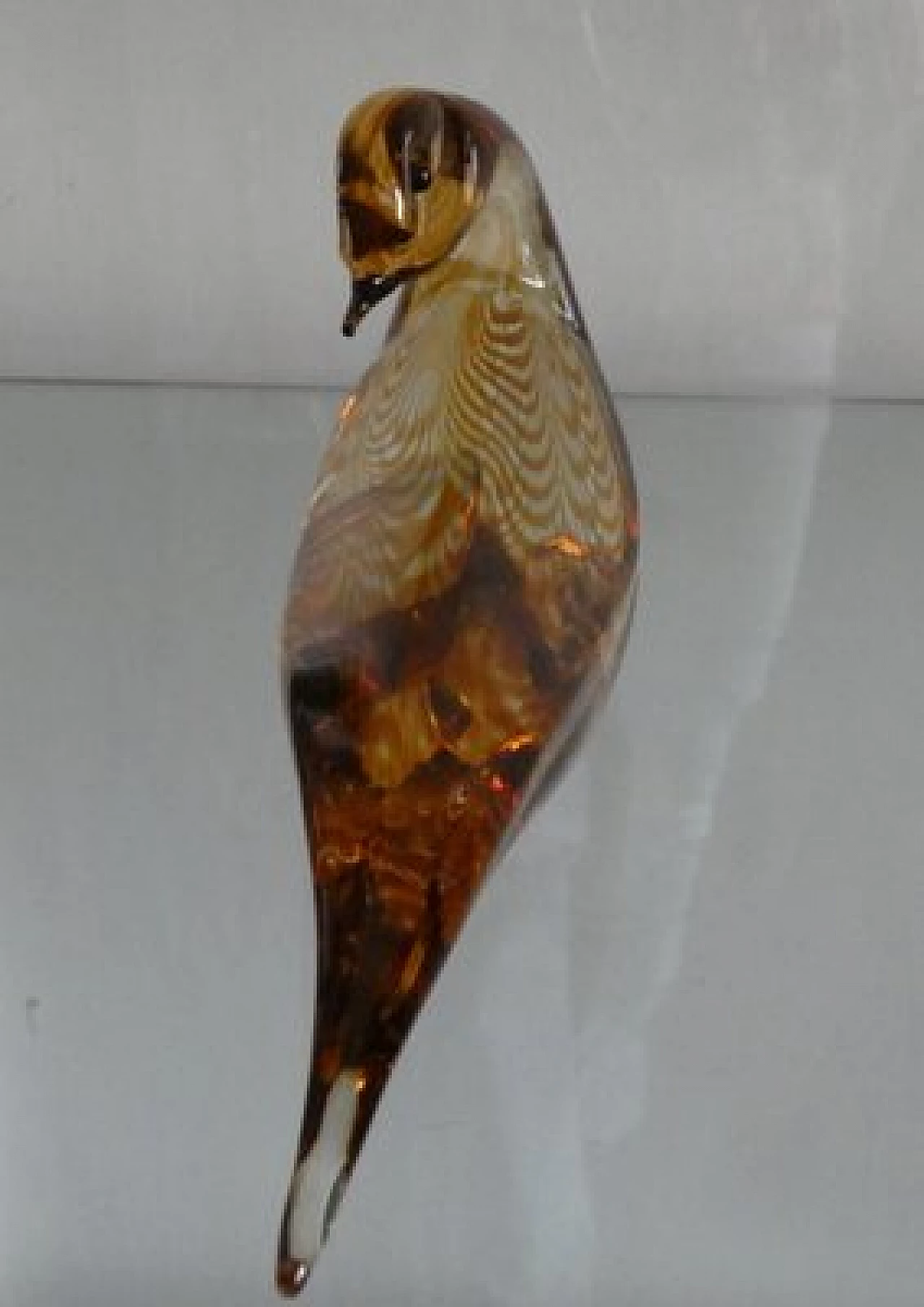 Statuina di uccello in vetro di Murano attribuita a Gino Cenedese, anni '60 3