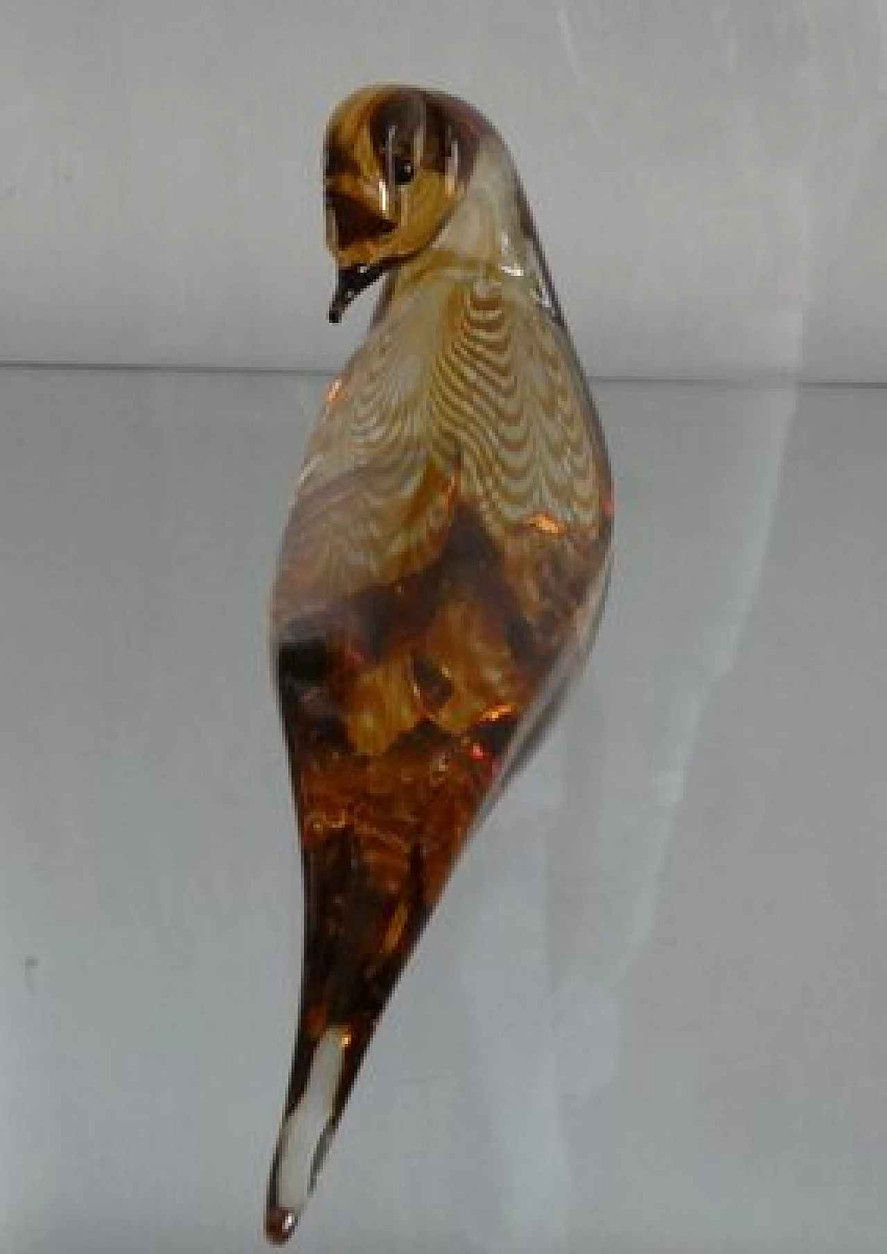 Murano glass bird statuette attributed to Gino Cenedese, 1960s 3