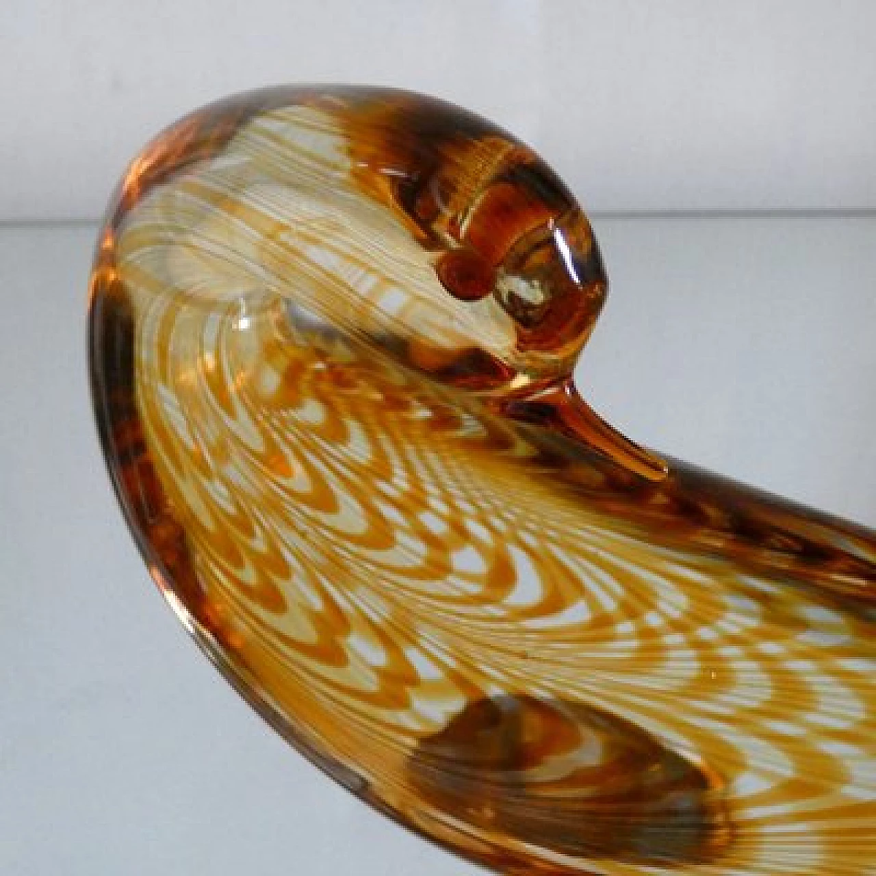 Murano glass bird statuette attributed to Gino Cenedese, 1960s 4