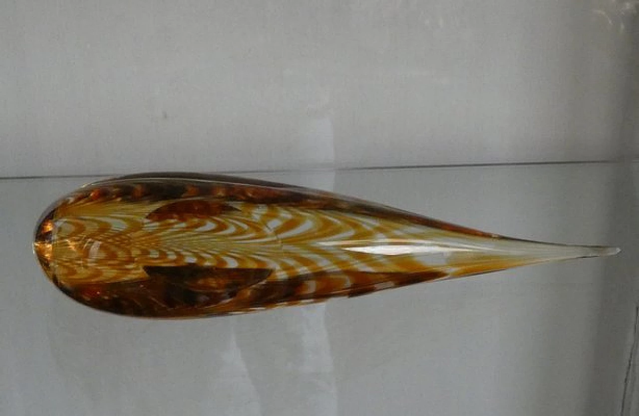 Murano glass bird statuette attributed to Gino Cenedese, 1960s 5