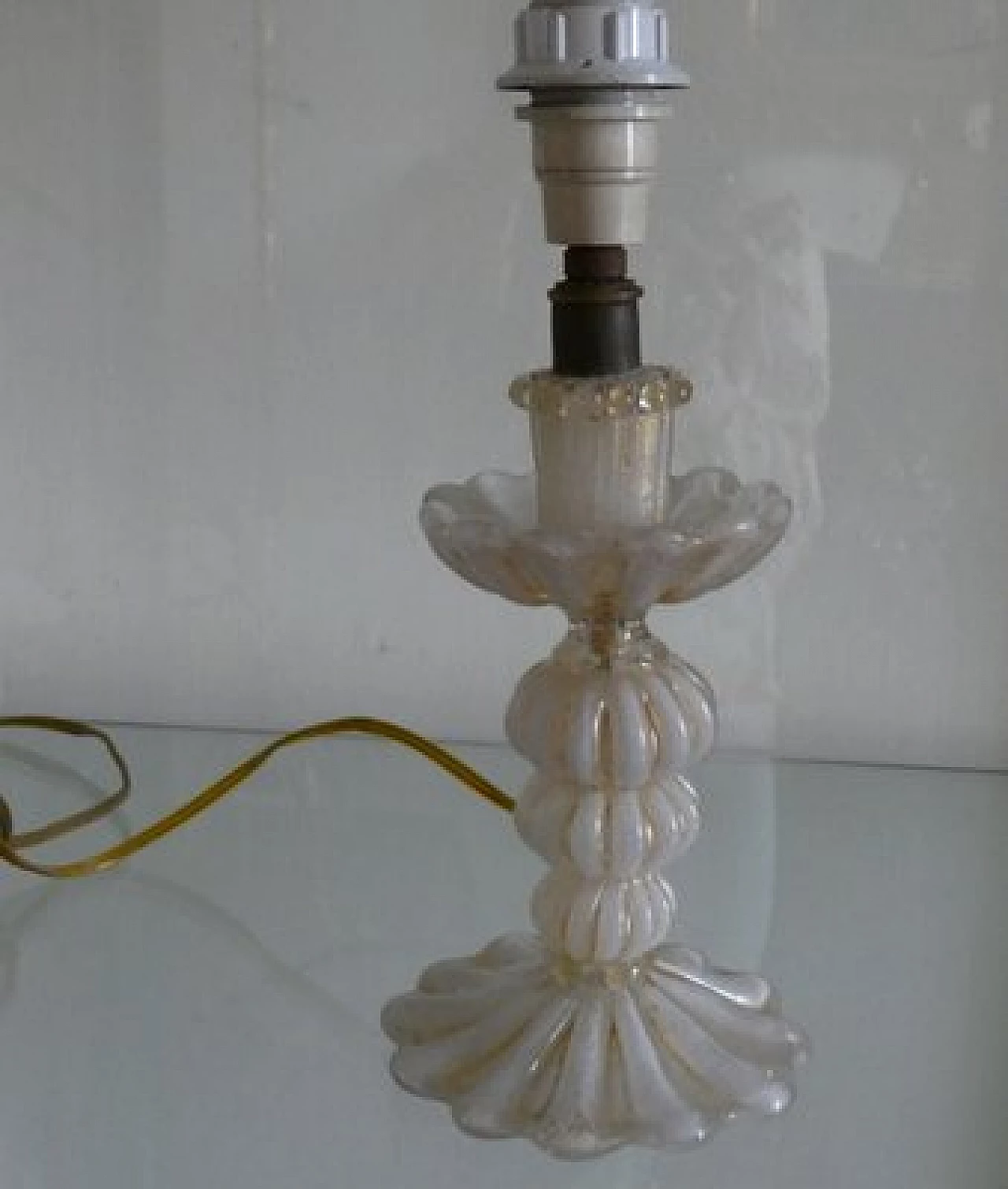 Lampada da tavolo in vetro di Murano di Ercole Barovier, anni '30 4