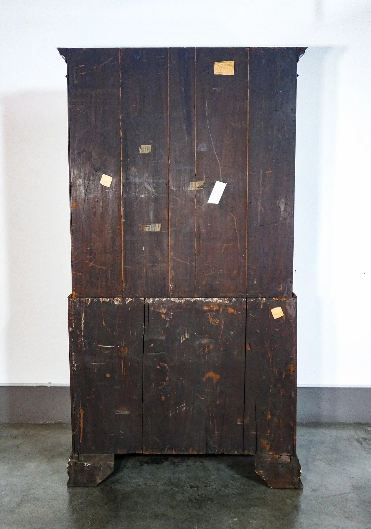 George III flap cabinet in mahogany wood, 18th century 14