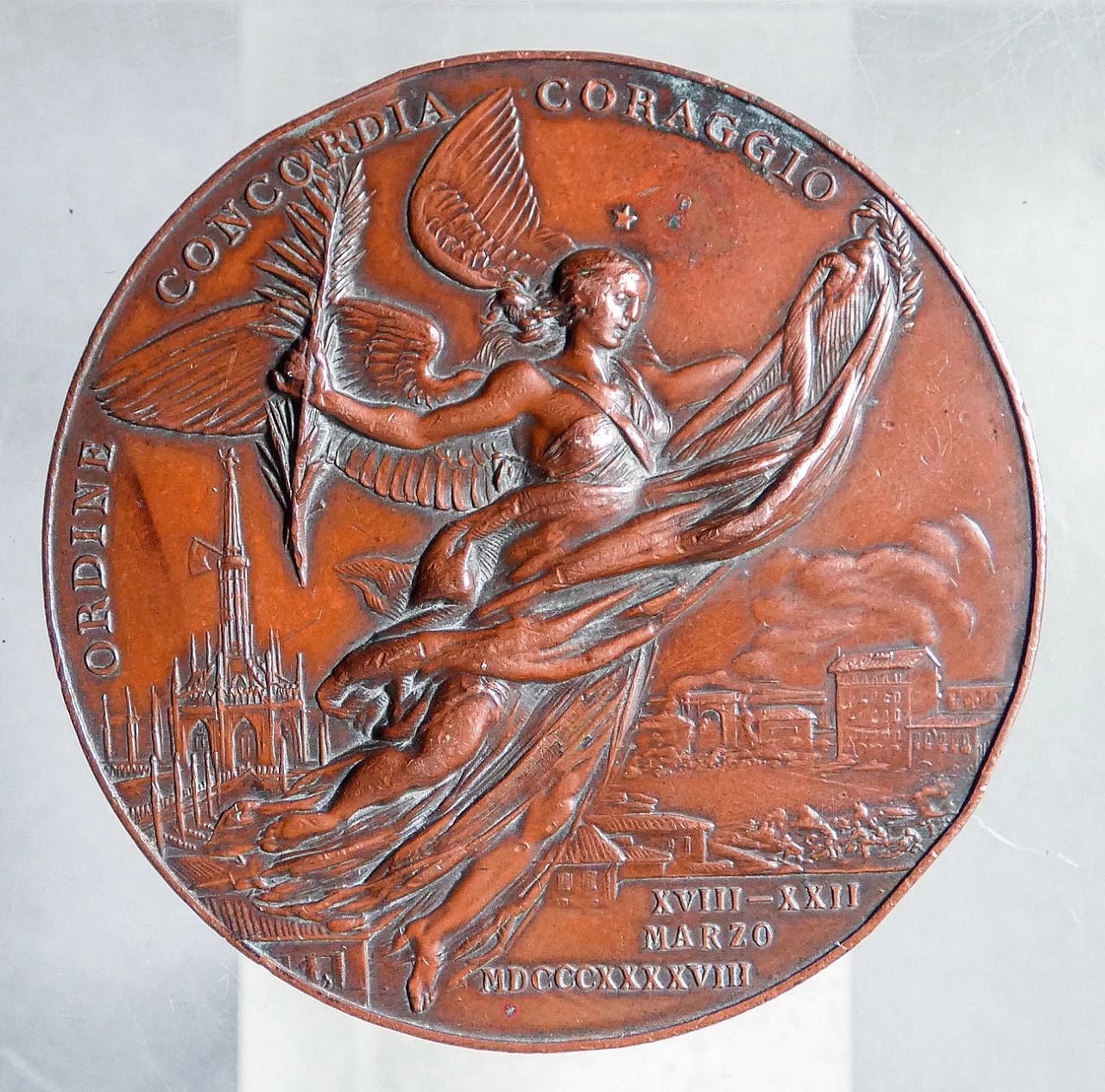 Medal for the Inauguration of the Monument to the Five Days of Milan, 1895 1