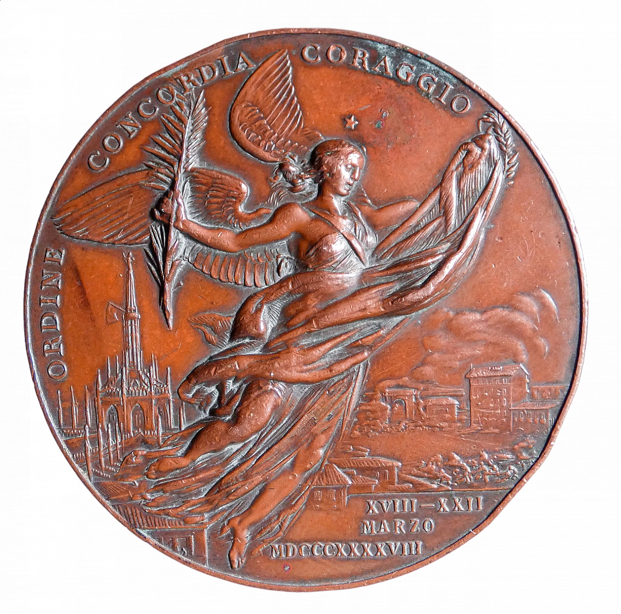 Medal for the Inauguration of the Monument to the Five Days of Milan, 1895 5
