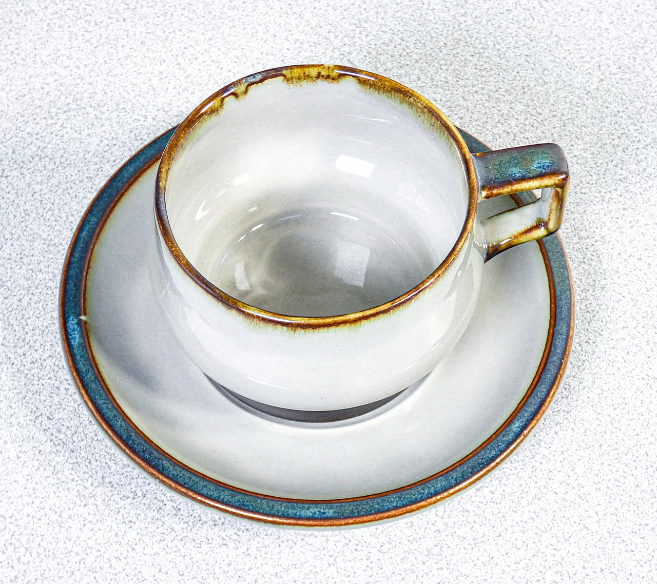 Stonware tea service for twelve by B&G Copenhagen 13