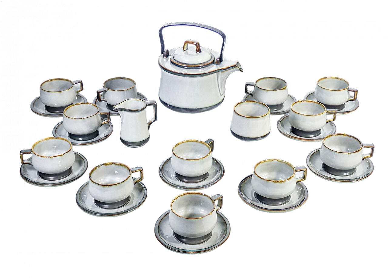 Servizio da tè Stonware per dodici persone di B&G Copenhagen 16