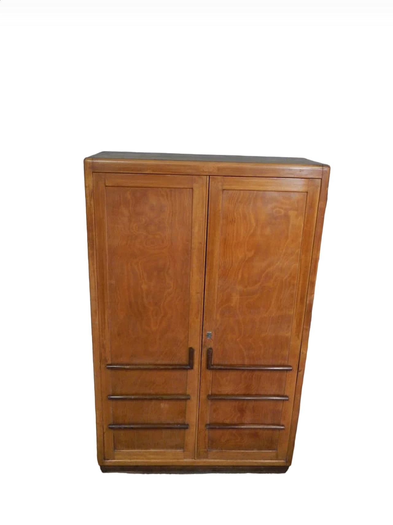 Beechwood office cupboard with three shelves, 1940s 13