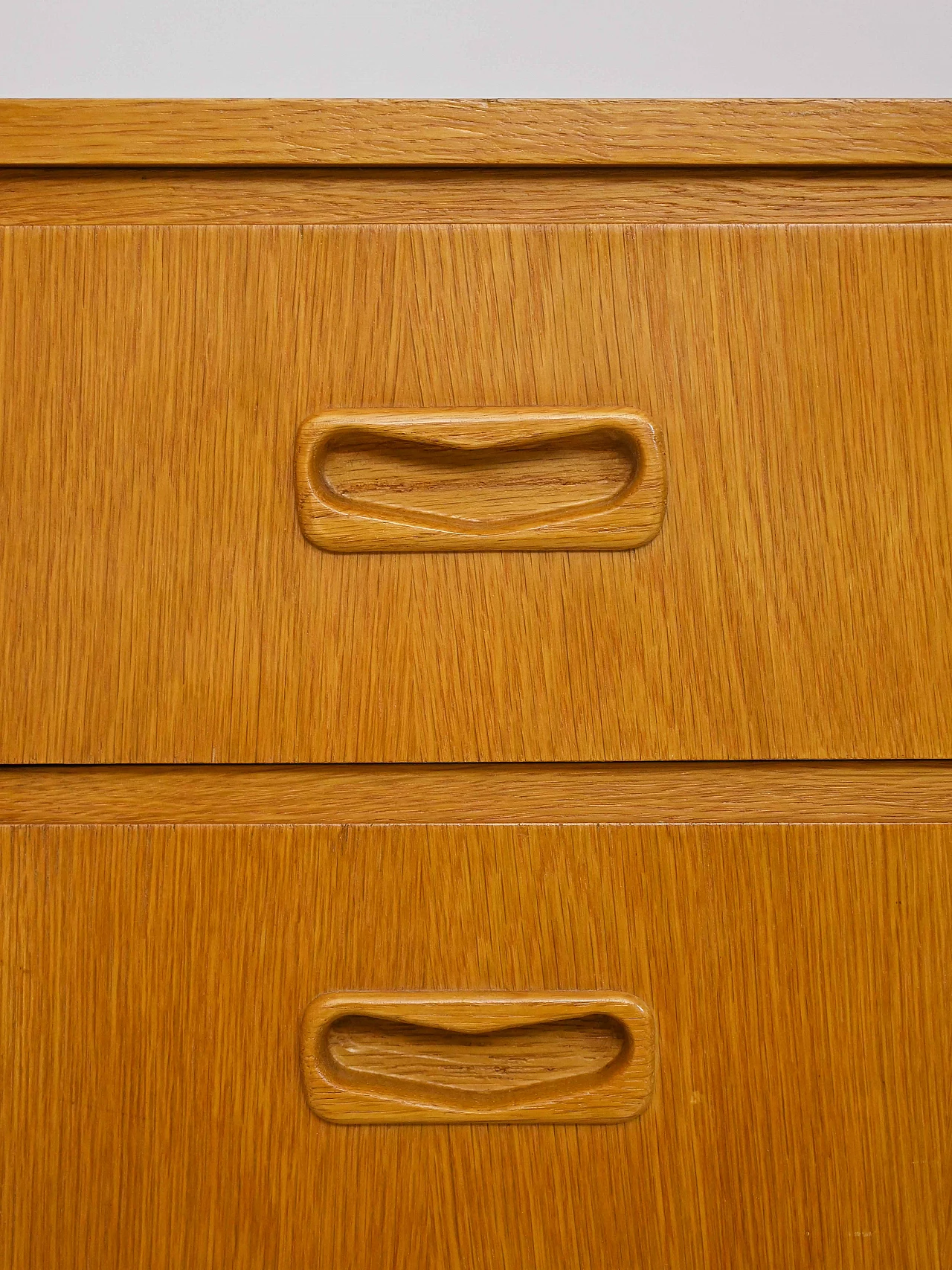 Scandinavian teak dresser with drawers and locks, 1960s 7