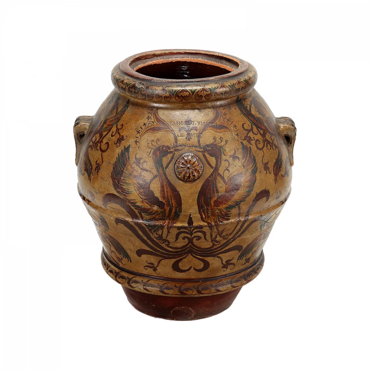 Terracotta Jar Angelo Ricceri Impruneta 1