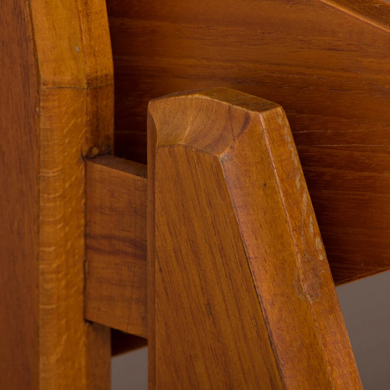 Libreria in teak con tre mobiletti nello stile di Vittorio Dassi, anni '60 14