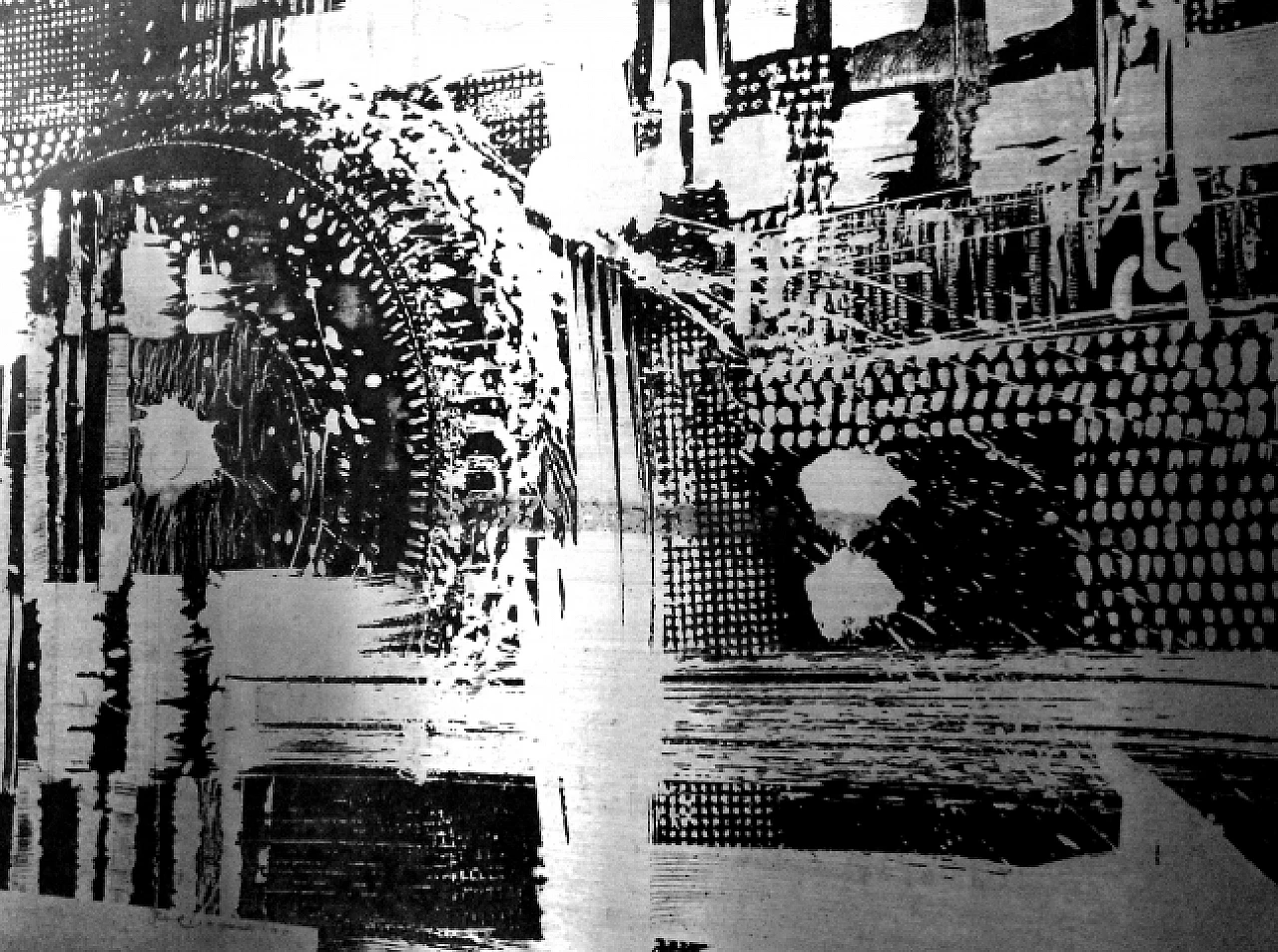 Zinc panel by Nerone and Patuzzi Gruppo NP2, 1970s 7