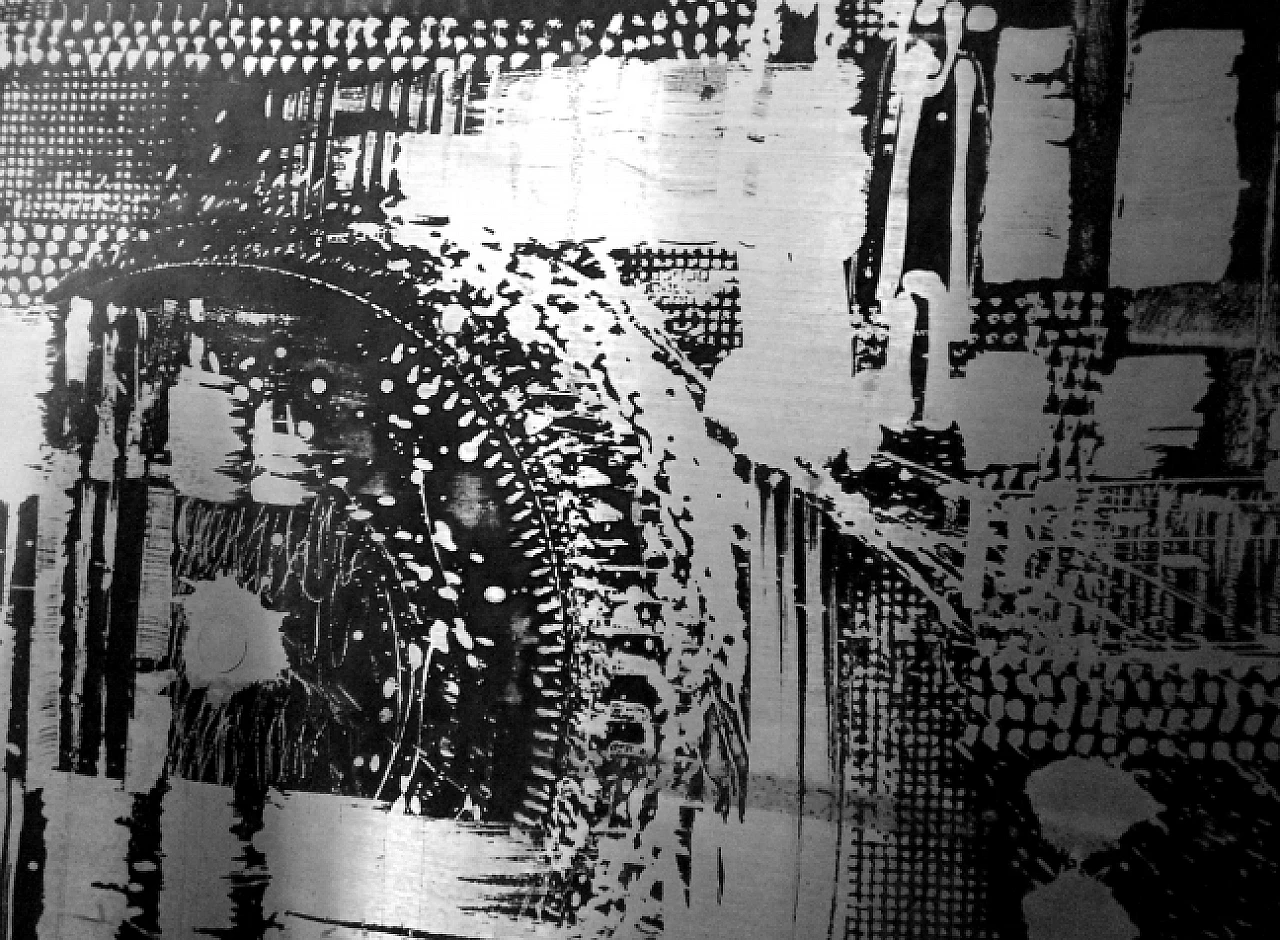 Zinc panel by Nerone and Patuzzi Gruppo NP2, 1970s 12