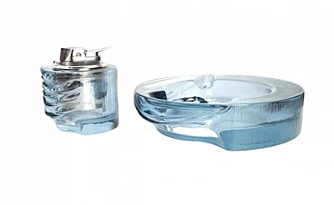 Posacenere e accendino Azteca di Fabio Frontini per Arnolfo Di Cambio, anni '70