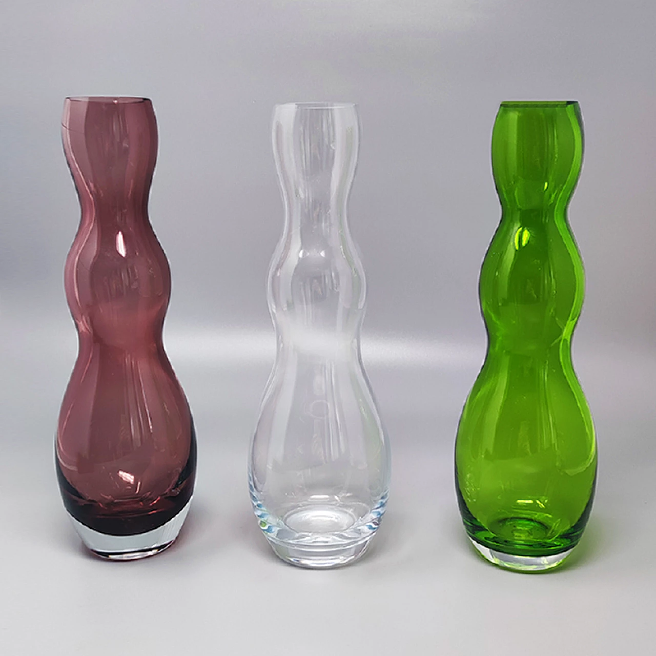 3 Murano glass vases by Carlo Nason, 1970s 1