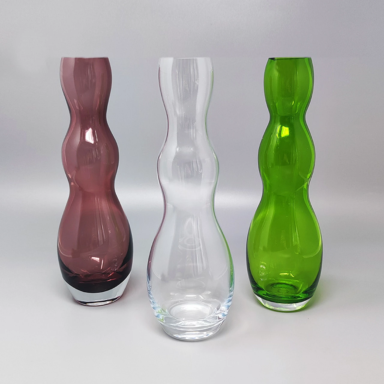 3 Murano glass vases by Carlo Nason, 1970s 2