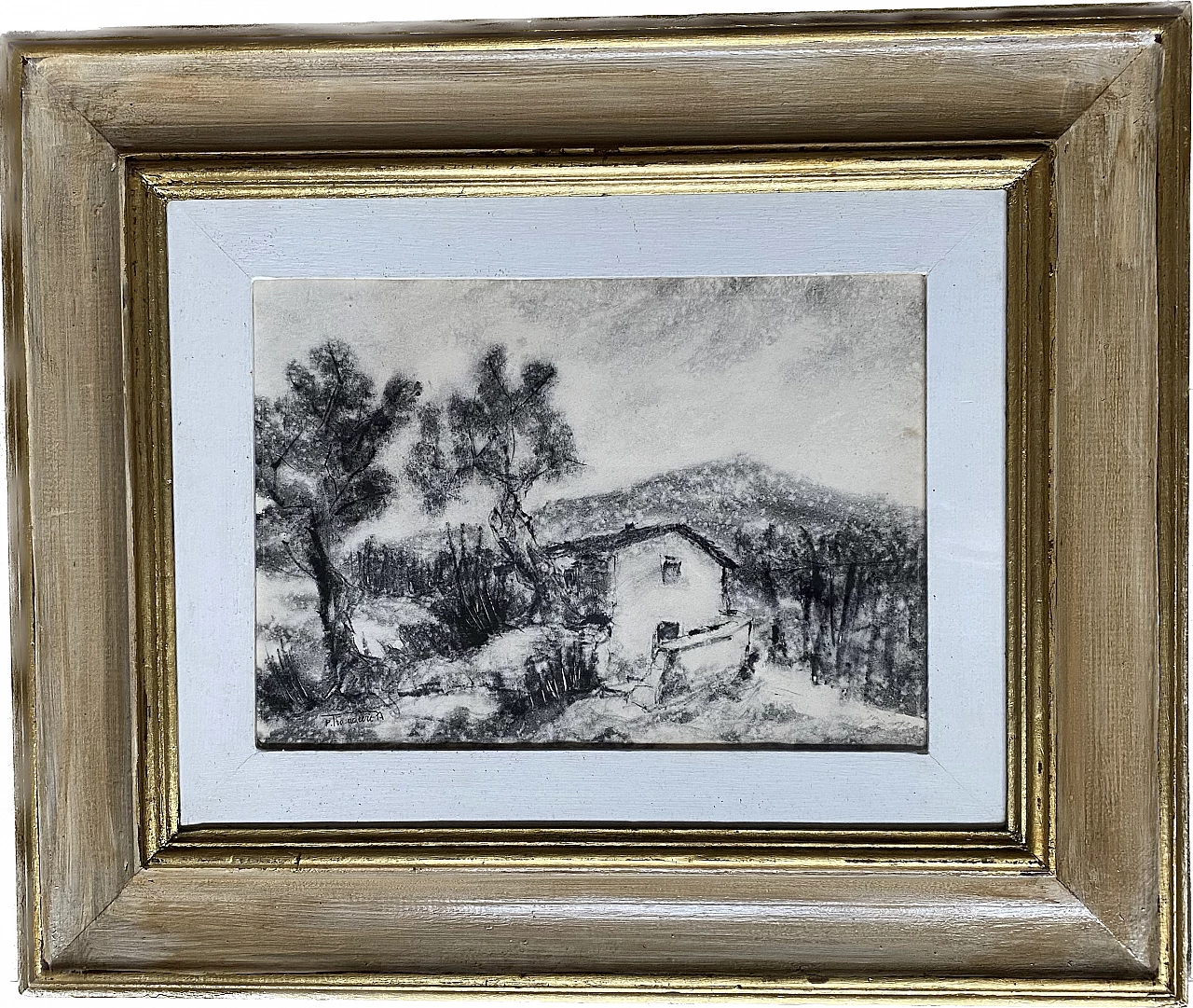 Tempo di guerra, disegno a matita e china, 1917 1