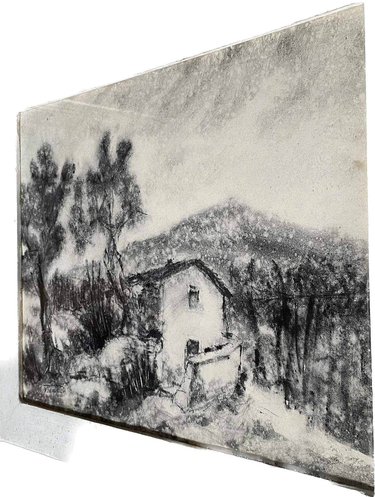 Tempo di guerra, disegno a matita e china, 1917 3