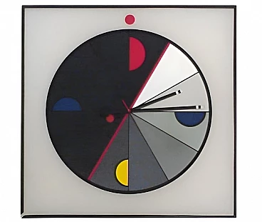 Orologio Morphos Kloks di Kurt B. Delbanco per Acerbis, anni '80