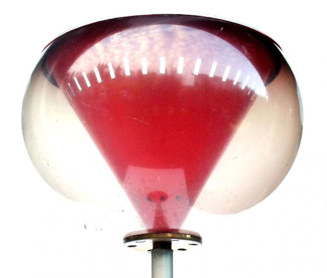 Metal and plexiglass floor lamp by Lampfer, 1960s 4