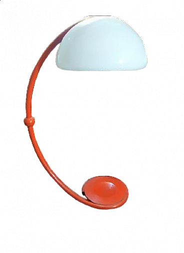 Snake floor lamp by Elio Martinelli for Martinelli Luce, 1960s