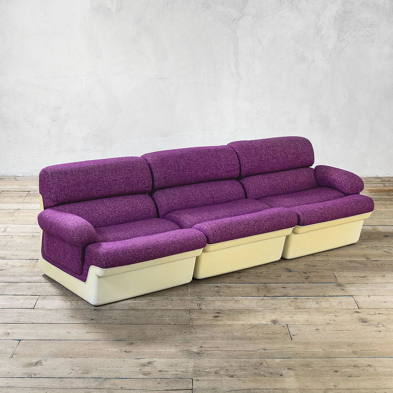 Modular sofa attributed to Guarnacci, Padovano and Vagnoni for 1P, 1970s 1