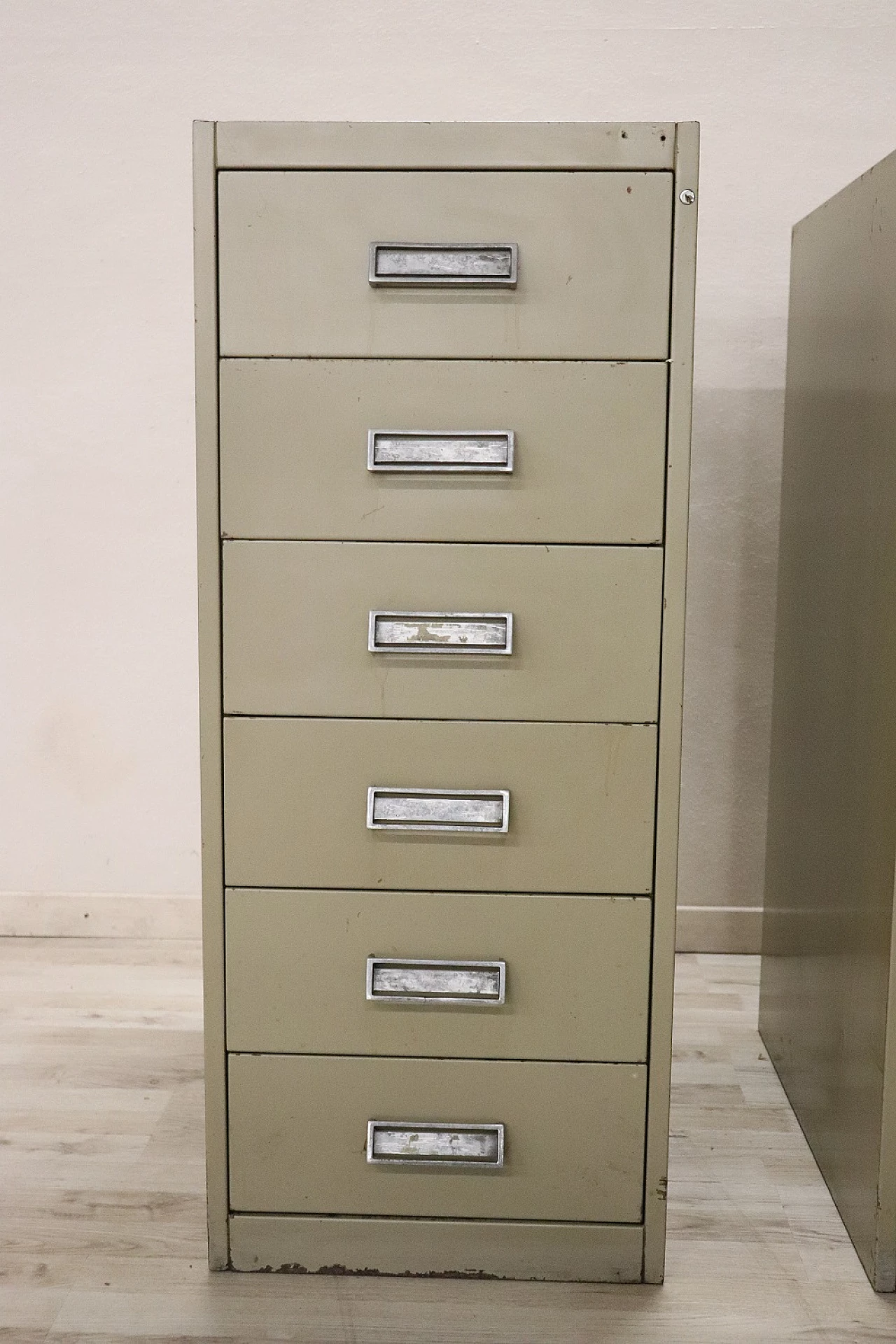 Pair of metal office dressers, 1970s 3