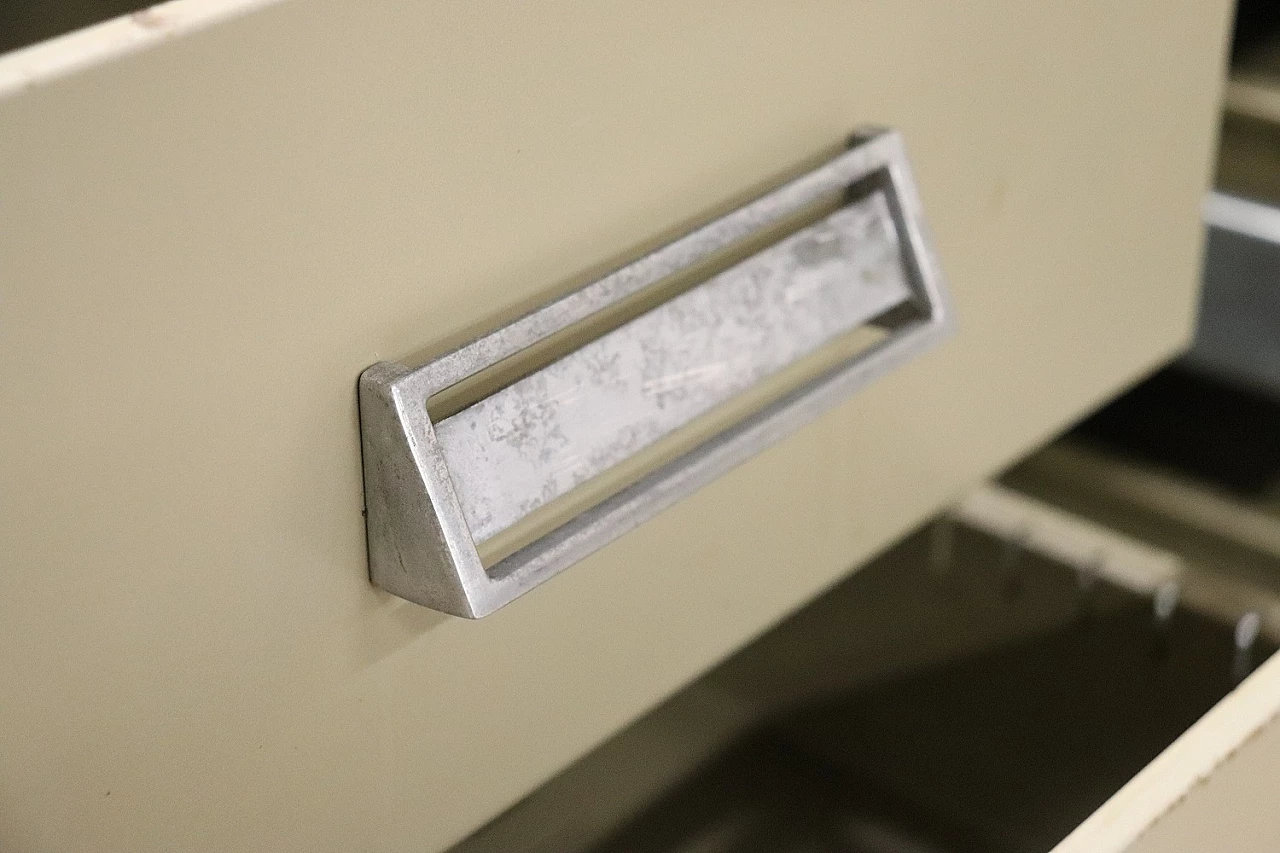 Pair of metal office dressers, 1970s 8