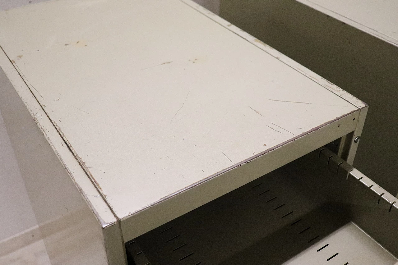 Pair of metal office dressers, 1970s 9