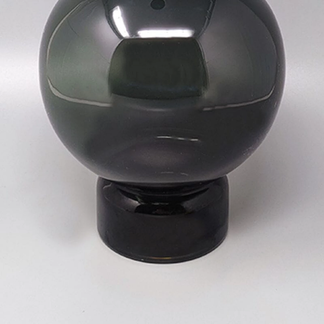 Dark green Murano glass vase by Ca' dei Vetrai, 1970s 5