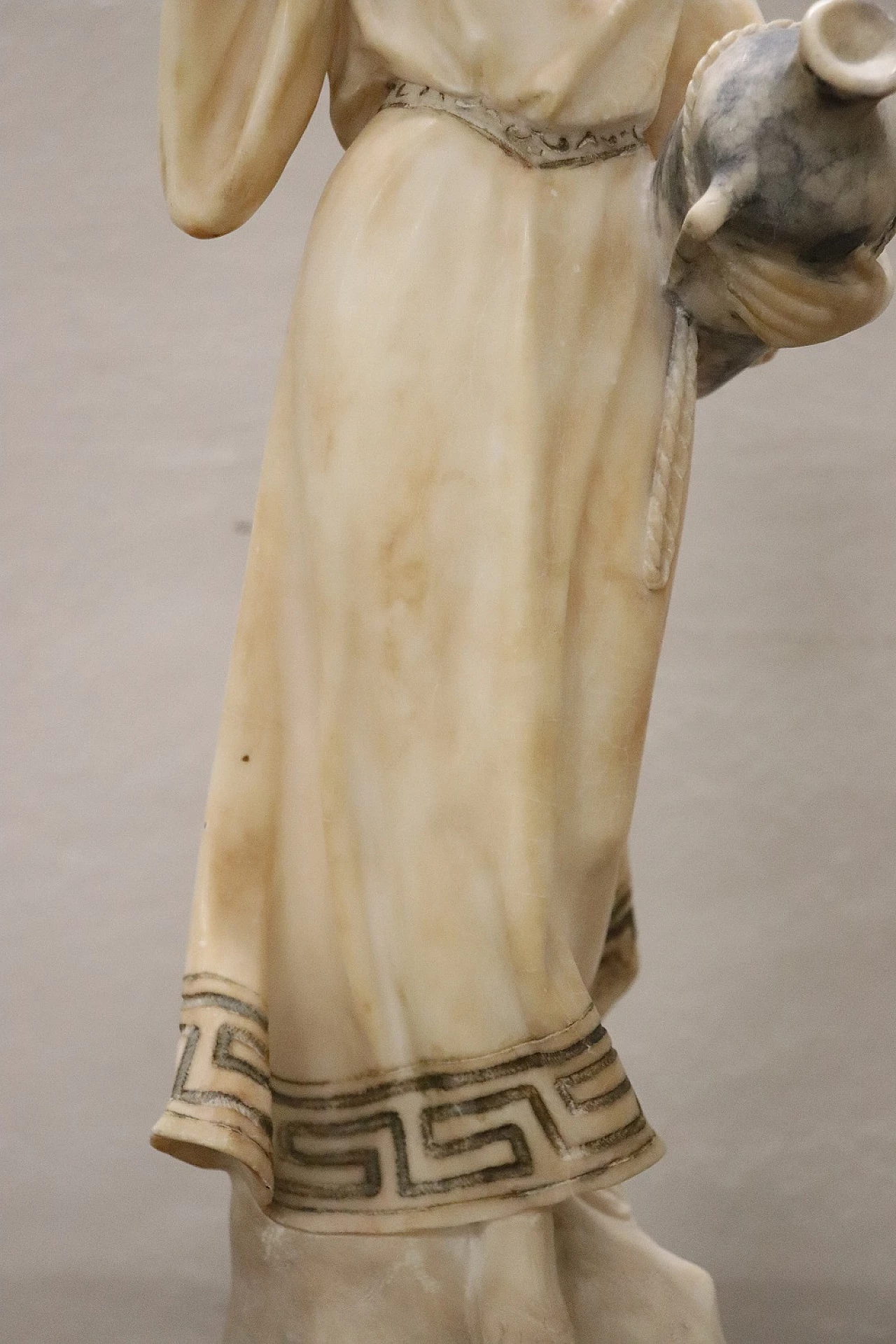 Carrara marble water carrier sculpture, early 20th century 4
