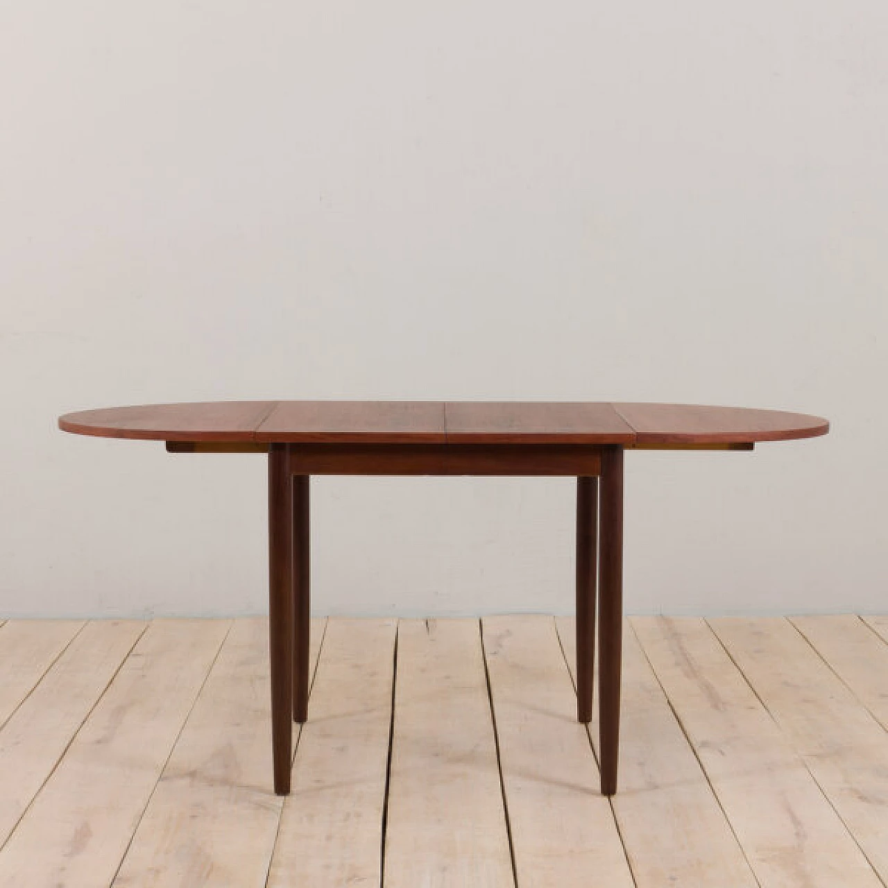 Tavolo allungabile a ribalta in palissandro nello stile di Arne Vodder, anni '60 3