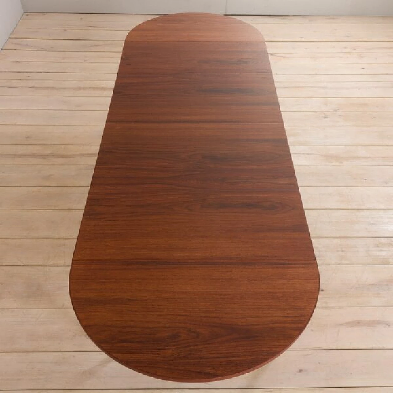 Tavolo allungabile a ribalta in palissandro nello stile di Arne Vodder, anni '60 6