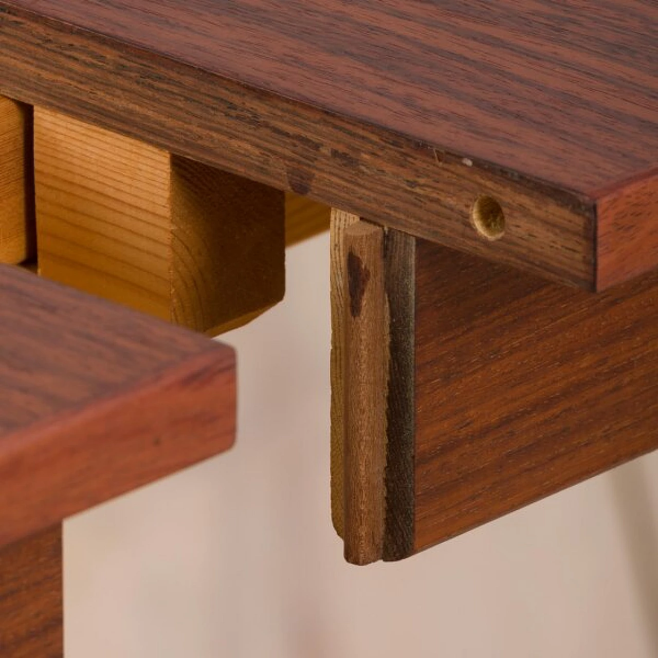 Folding rosewood extension table in the style of Arne Vodder, 1960s 9