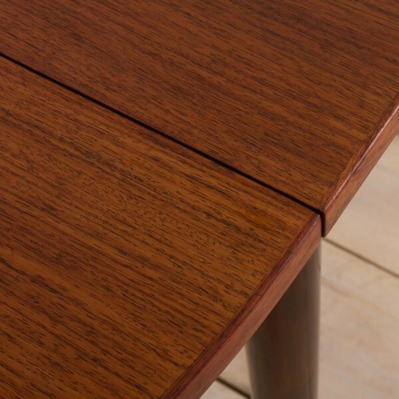 Folding rosewood extension table in the style of Arne Vodder, 1960s 11