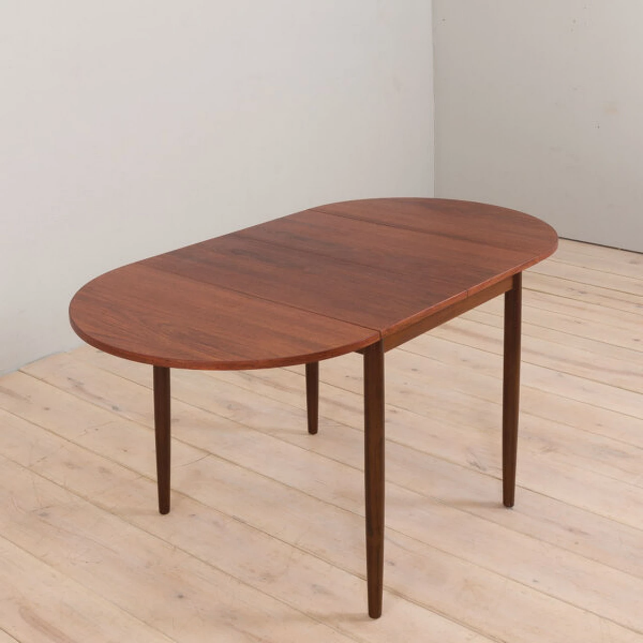 Folding rosewood extension table in the style of Arne Vodder, 1960s 12