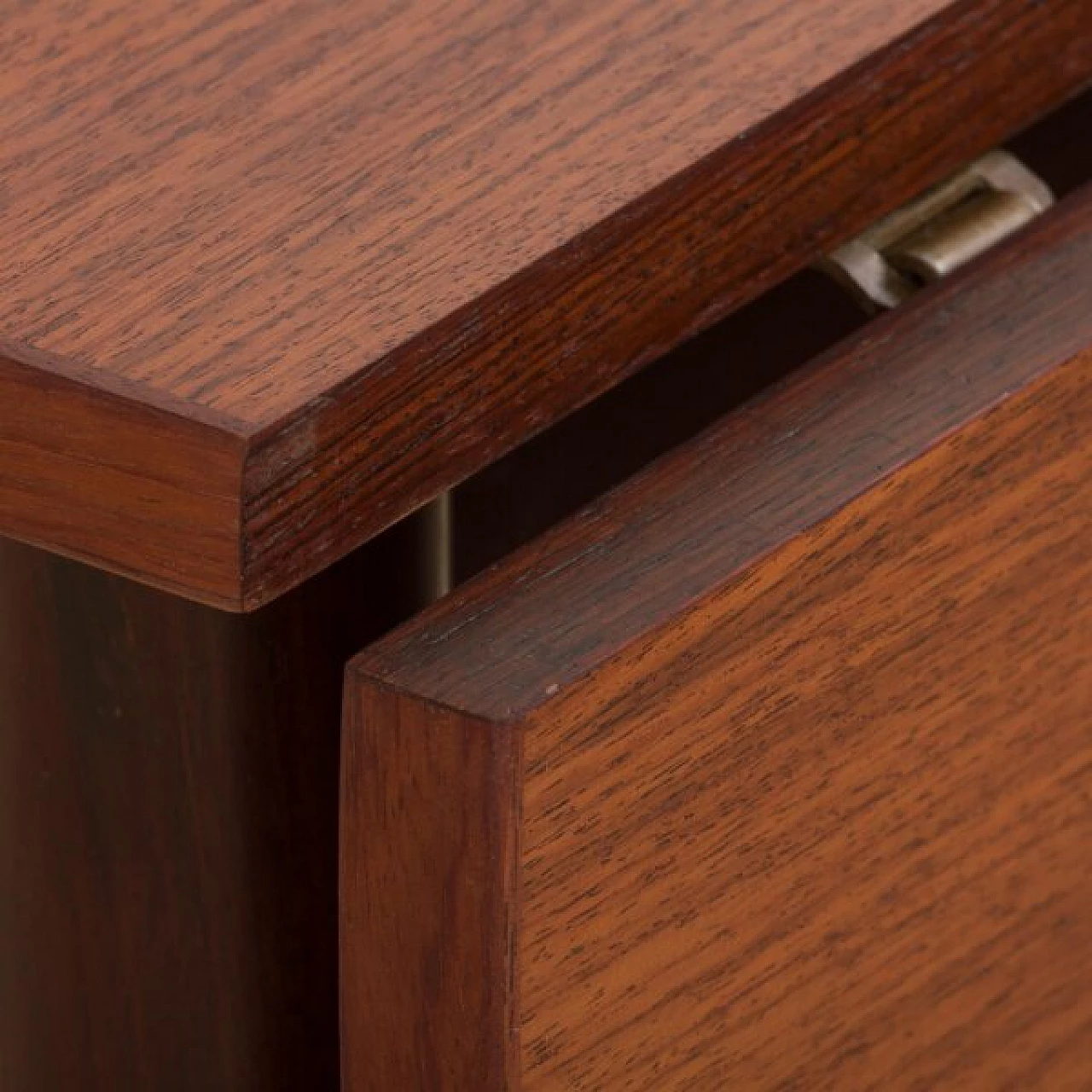 Folding rosewood extension table in the style of Arne Vodder, 1960s 14