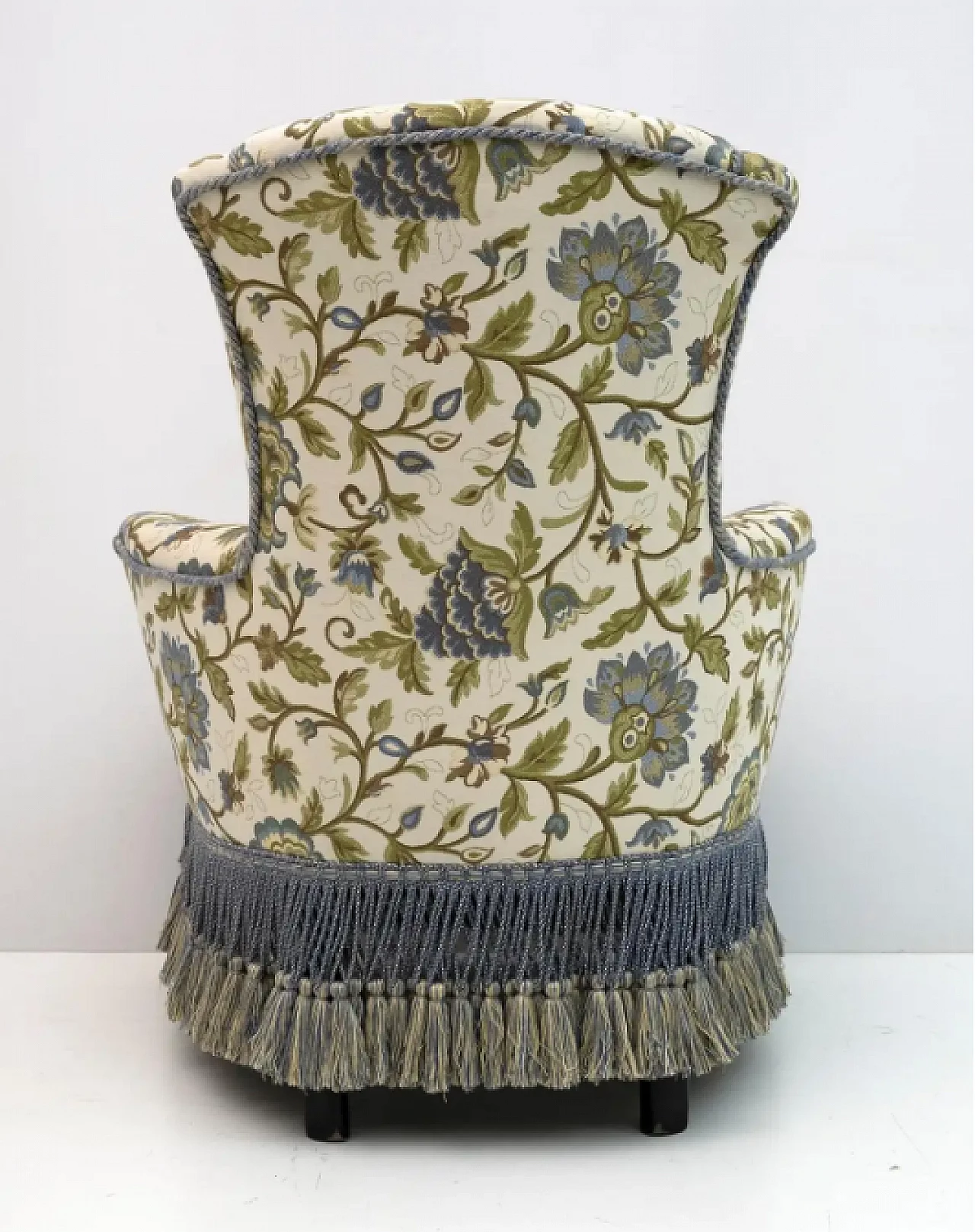 Napoleon III brocaded armchair, 19th century 5