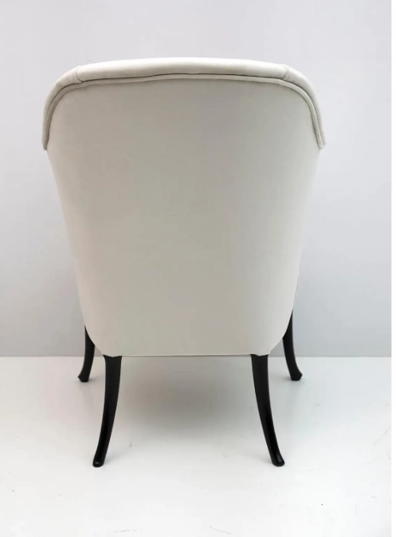 Poltrona in velluto Progetti di Giorgetti, anni '80 5