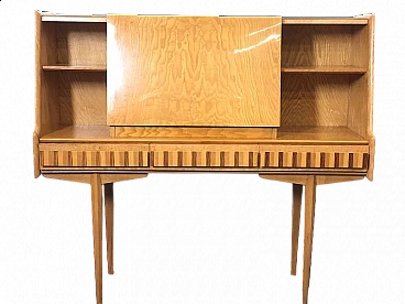 Beech and walnut cabinet, 1960s