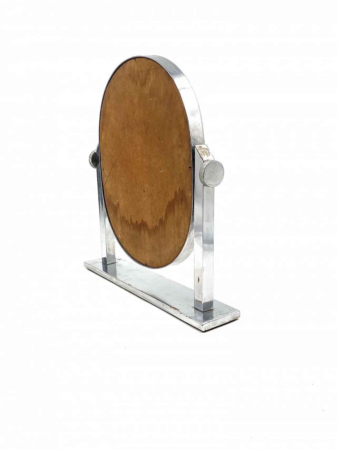 Nickel-plated brass table mirror, 1960s 16