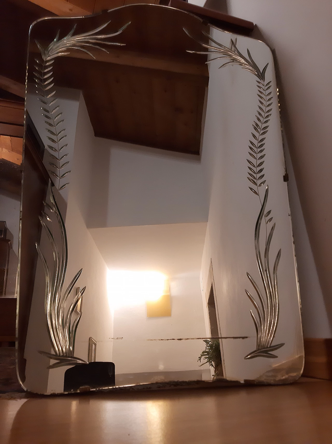 Specchio in stile Gio Ponti per Fontana Arte, anni '40 4
