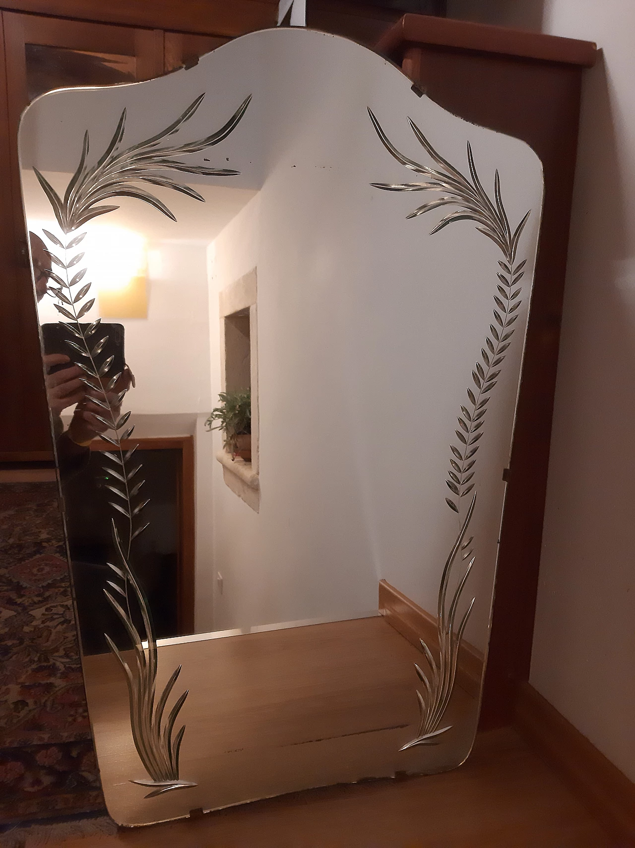 Specchio in stile Gio Ponti per Fontana Arte, anni '40 5