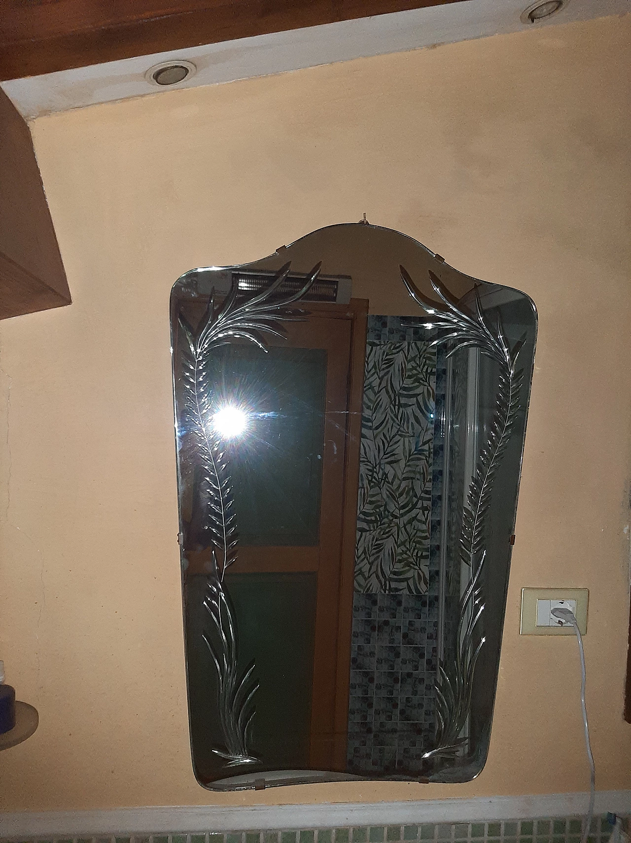 Specchio in stile Gio Ponti per Fontana Arte, anni '40 10