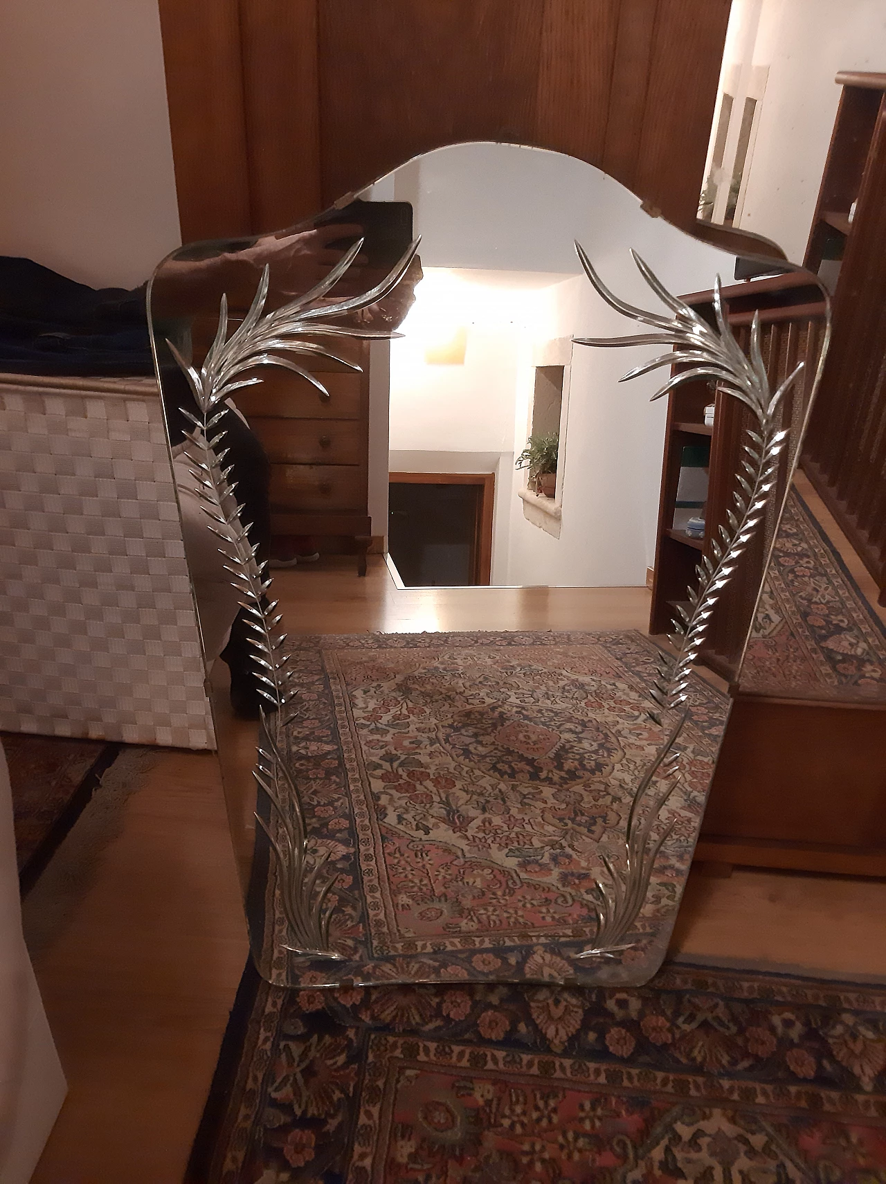 Specchio in stile Gio Ponti per Fontana Arte, anni '40 11